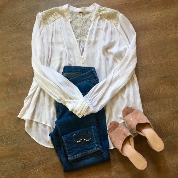 Free People Tops - Free People Canyon Rose button down top